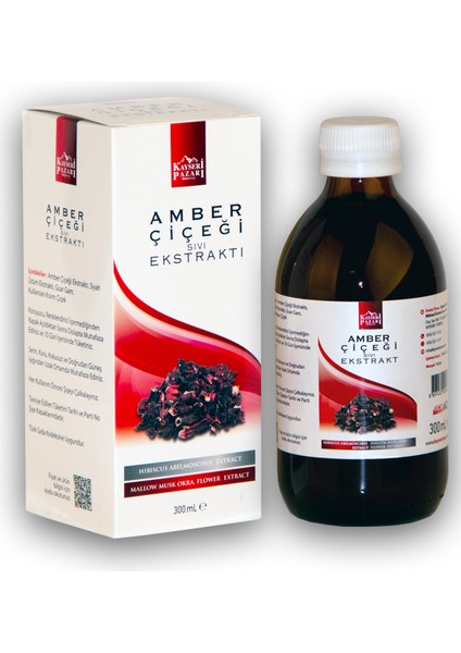 Amber Çiçeği [Hibiskus] Sıvı Ekstraktı 300 ml