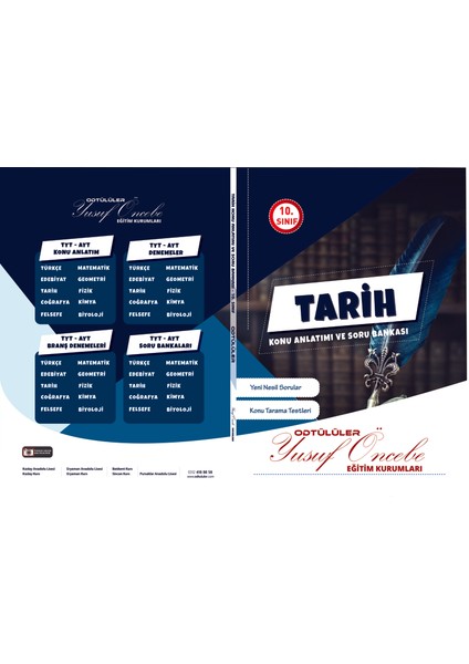 10. Sınıf Tarih Konu Anlatımı ve Soru Bankası (Ciltli)