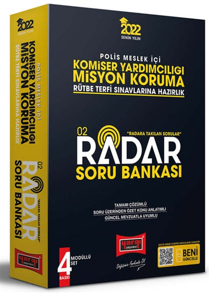 2022 Polis Meslek Içi Komiser Yardımcılığı Misyon Koruma Radar Soru Bankası