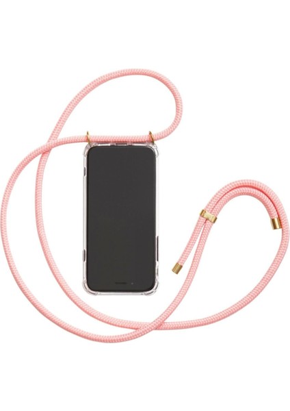 Poco X3 / Poco X3 Nfc Uyumlu Boyundan Askılı Ipli Şeffaf Darbe Emici Silikon Telefon Kılıfı Şeffaf