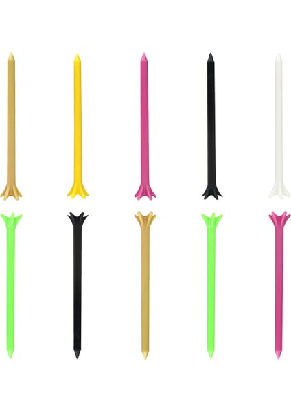 10 Sayım Premium Pe Plastik Golf Tees Taç Pençesi (Yurt Dışından)