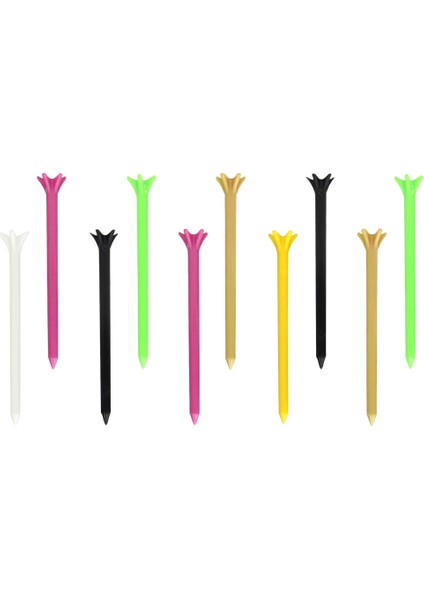 10 Sayım Premium Pe Plastik Golf Tees Taç Pençesi (Yurt Dışından) fiyatları