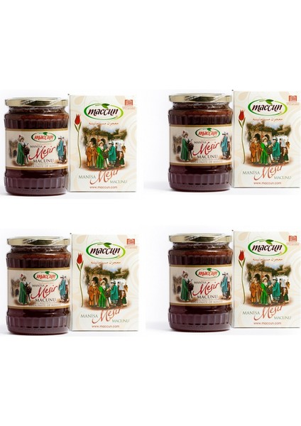 4 Adet Maccun Marka Mesir Macunu Kavanoz 650 gr