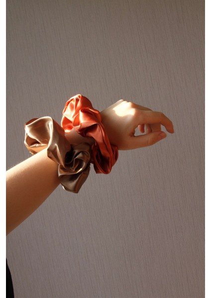 Saten Simit Toka Seti Turuncu/kahve fiyatları