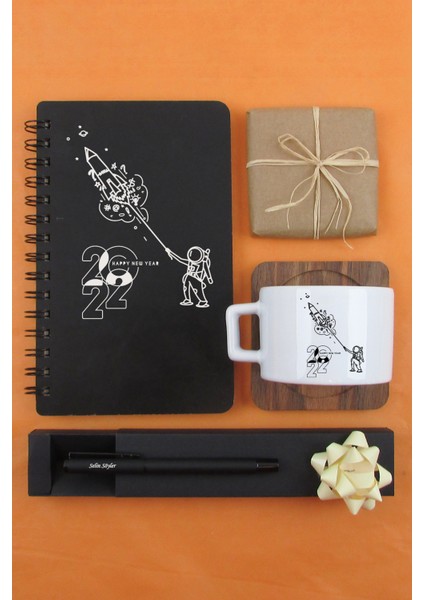 Yılbaşına Özel Uzay Roketi Tasarımlı Hediye Seti