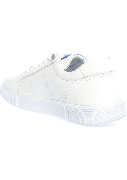 BASEL M AYAKKABI 40-45 DeriBeyaz - Mavi Erkek Sneaker fırsatları