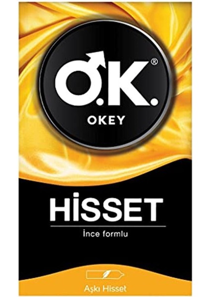 Okey Hisset 10'Lu Prezervatif 1 Paket  Prezervatif