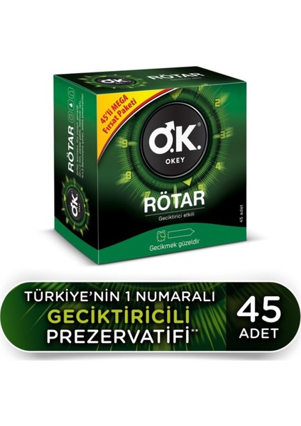 90'lık Set| 45 Rötar | 45 Zero Prezervatifler fırsatları