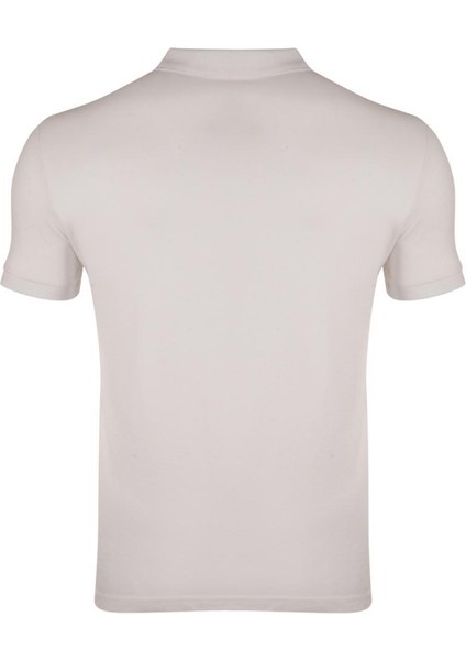 Regular Fit Polo Yaka %100 Pamuk Kısa Kollu Basic Penye T-Shirt-PE3603TY22