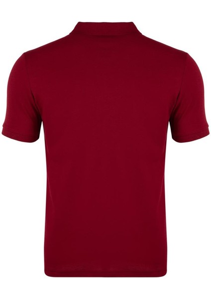 Regular Fit Polo Yaka %100 Pamuk Kısa Kollu Basic Penye T-Shirt-PE3603TY22