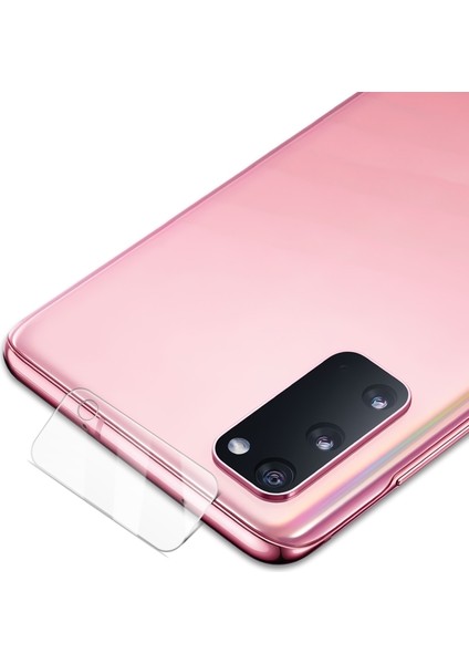Galaxy S20 F Için Temperli Arka Ekran Koruyucu -Şeffaf (Yurt Dışından) modelleri