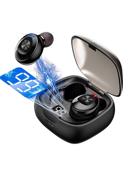 Bluetooth 5.0 Kablosuz Kulak Bluetooth Kulaklık XG12 (Yurt Dışından)