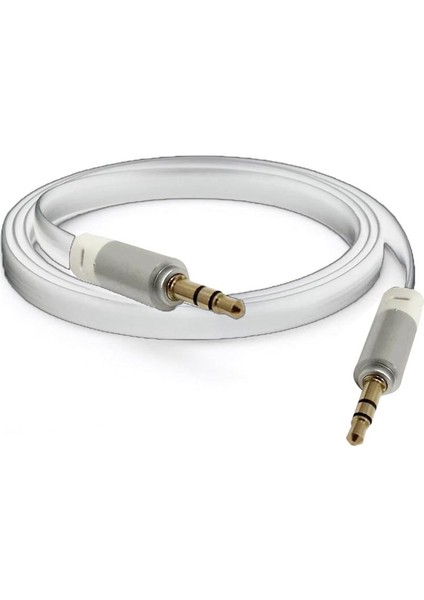 Kablo Aux Flat 3.5mm 1mt Subzero SAU-001