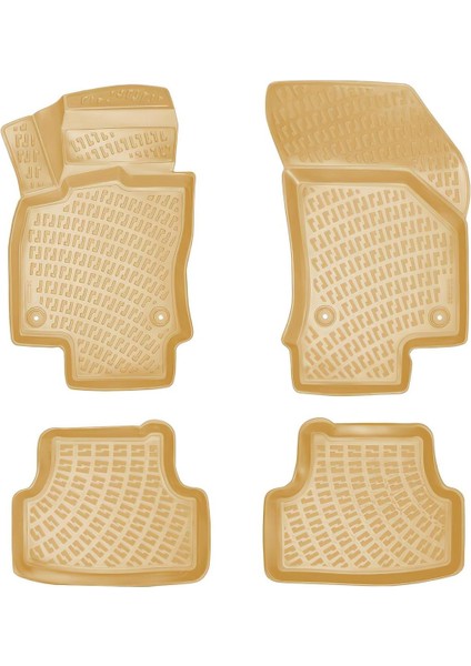 Audi A3 2012-2020 Paspas Bej 3D Havuzlu