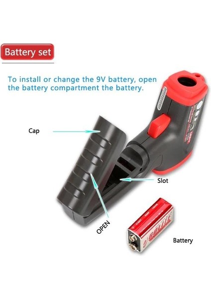 Unı-T UT300S Infrared Termometre - Kızılötesi Temassız Sıcaklık Ölçer