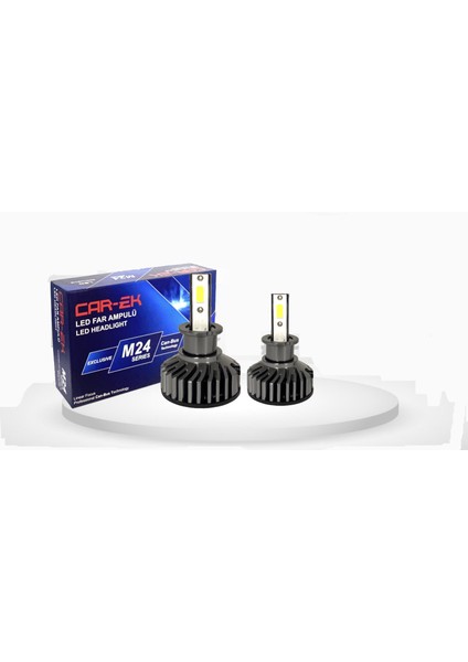 CAREK H3 LED XENON FAR AMPULU M24 EXCLUSIVE SERIES (KISA GÖVDE)