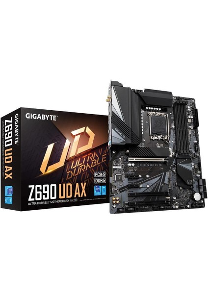 Z690 UD AX Intel Z690 6000MHz (OC) DDR5 LGA1700 ATX Anakart