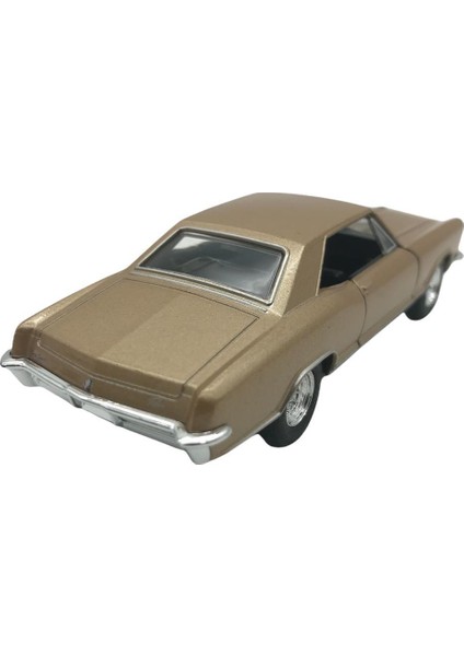 1:38 Metal Çek Bırak Araba 1965 Buick Riviera Gran Sport 43732 modelleri