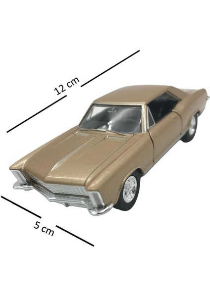 1:38 Metal Çek Bırak Araba 1965 Buick Riviera Gran Sport 43732 indirimleri