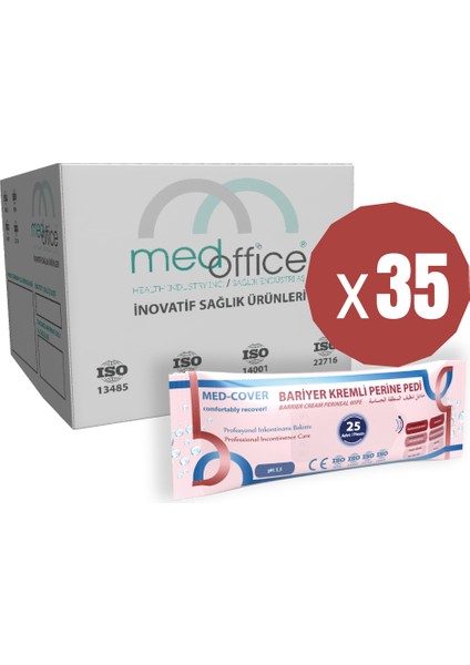 Bariyer Kremli Perine Pedi / Mendili