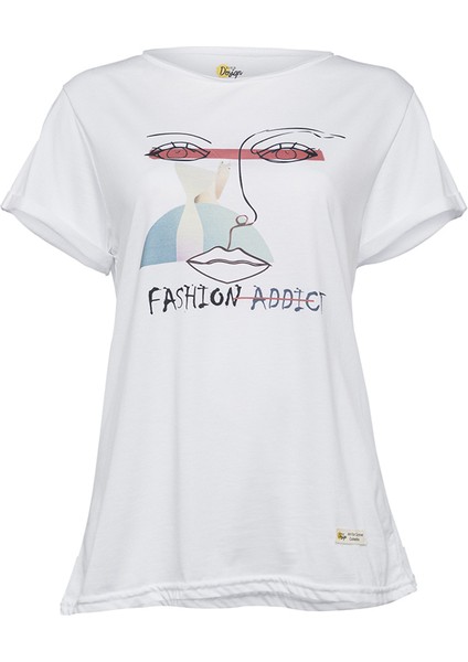 Faces FashionAddict Kadın T-Shirt
