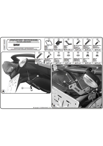 KLX687 Bmw F 800 S - St (06-16) Yan Çanta Taşıyıcı fırsatları