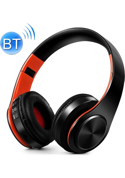 LPT660 Katlanır Bluetooth Kulaklık - Turuncu (Yurt Dışından)