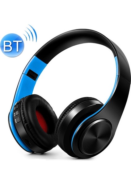 LPT660 Katlanır Bluetooth Kulaklık  - Mavi (Yurt Dışından)