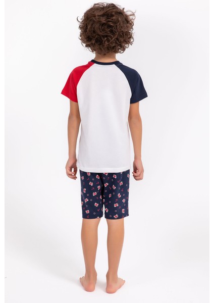 Captain Awesome Krem Erkek Çocuk Bermuda Takım indirimleri