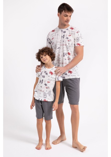 World Krem Erkek Çocuk Bermuda Takım fiyatları