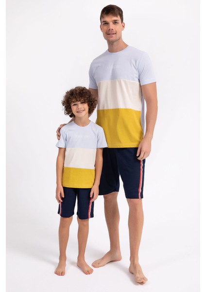 All You Need Is Family Gökyüzü Mavisi Erkek Çocuk Bermuda Takım fiyatları