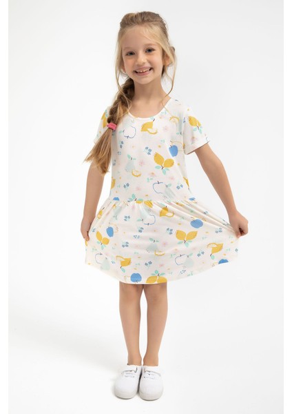 Fruits Vanilya Kız Çocuk Elbise