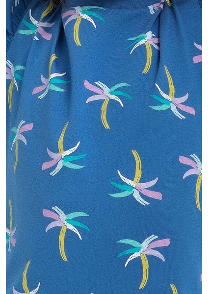 Feeling Tropical Cobalt Mavi Kız Çocuk Kapri Takım fırsatları