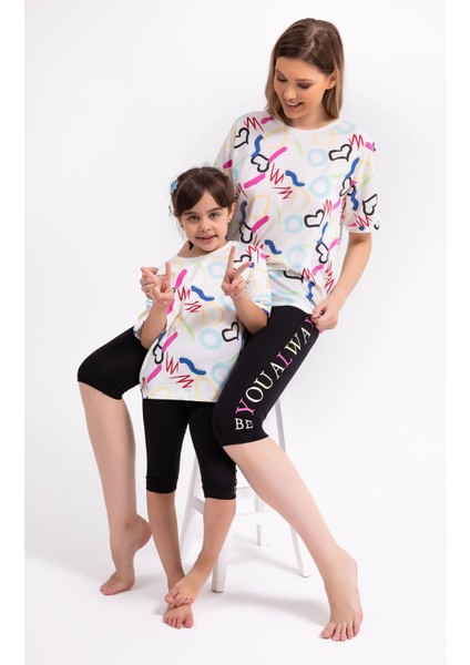 Be You Always Krem Kız Çocuk Kapri Tayt Takım fiyatları