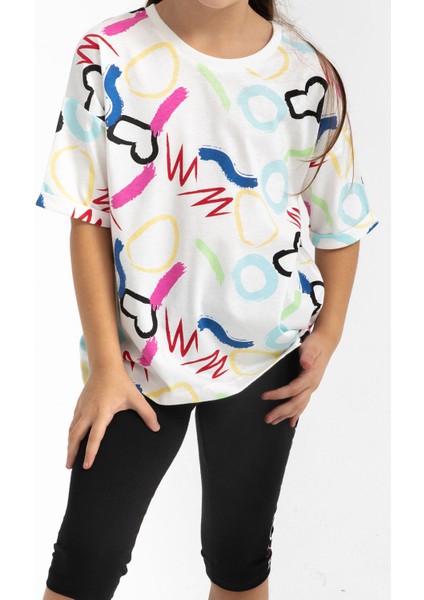 Be You Always Krem Kız Çocuk Kapri Tayt Takım fırsatları