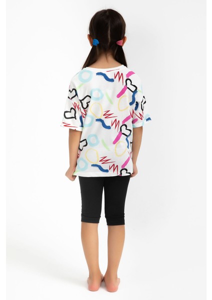 Be You Always Krem Kız Çocuk Kapri Tayt Takım indirimleri