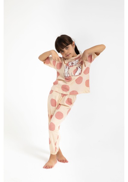 Cats Badem Kız Çocuk Pijama Takımı fırsatları