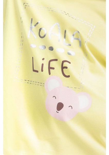 Koala Life Açık Sarı Kız Çocuk Tayt Takım fırsatları