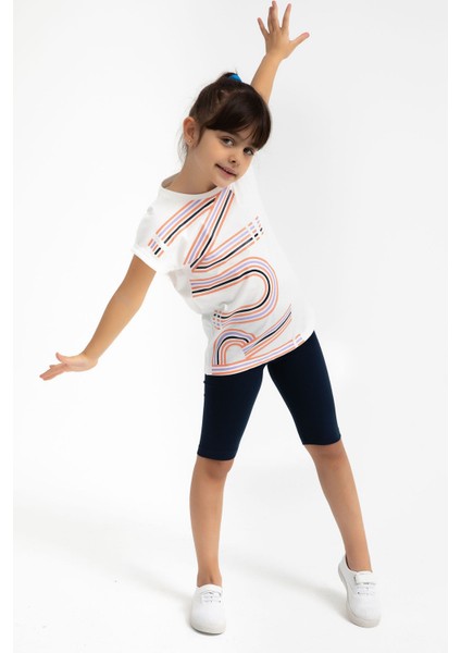 Run Krem Kız Çocuk Bermuda Tayt Takım fiyatları