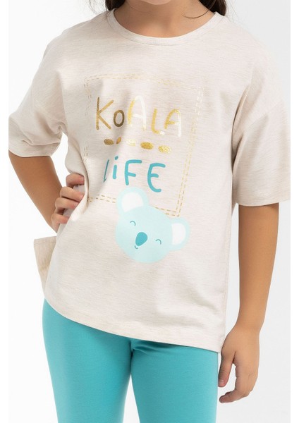 Koala Life Kremmelanj Kız Çocuk Tayt Takım fırsatları