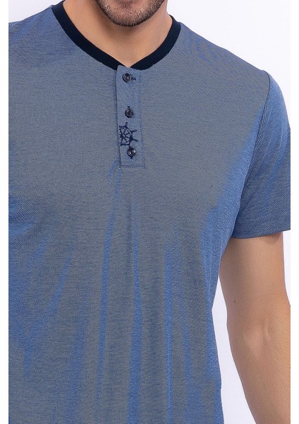 Düğmeli Navy Erkek Pijama Takımı fırsatları