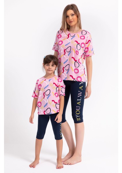 Be You Always Pembe Kız Çocuk Kapri Tayt Takım fiyatları