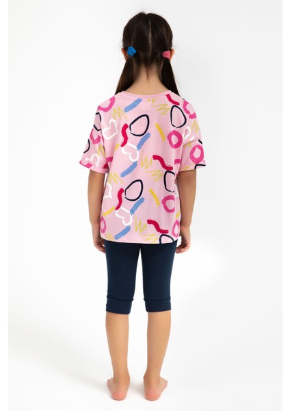 Be You Always Pembe Kız Çocuk Kapri Tayt Takım indirimleri