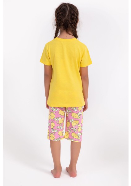 Lemon Girl Sarı Kız Çocuk Kapri Takım indirimleri