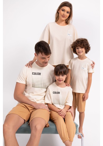 Color Fildişi Salaş Kadın Pijama Takımı