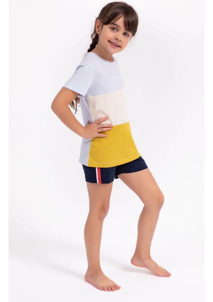 All You Need Is Family Gökyüzü Mavisi Kız Çocuk Şort Takım fiyatları