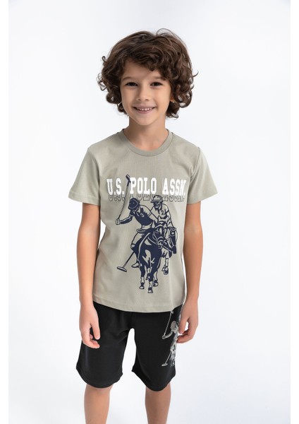 Erkek Çocuk Bermuda Takımı A.hakı Siyah modelleri