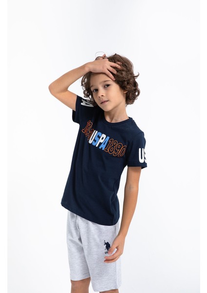 Klasik Lacivert Erkek Çocuk Bermuda Takım modelleri