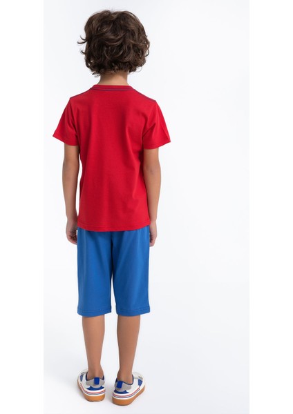Authentic Clothing Kırmızı Erkek Çocuk Kapri Takım indirimleri