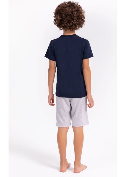 Classic Style Lacivert Erkek Çocuk Bermuda Takım indirimleri